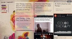 Desktop Screenshot of colortherapymusic.com